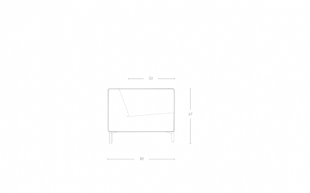 Dimensoes do produto sofa sant